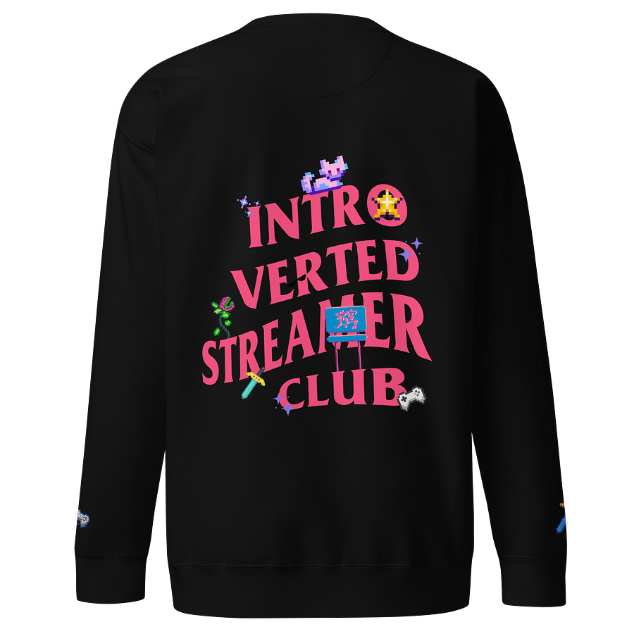 Introverted Streamer Club "Pixel-Elated" Sweatshirt product image (1)