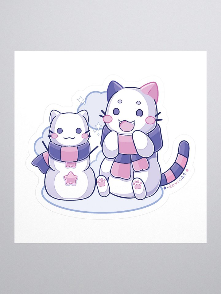 CandiCat & SnowCat 2024 Sticker product image (1)