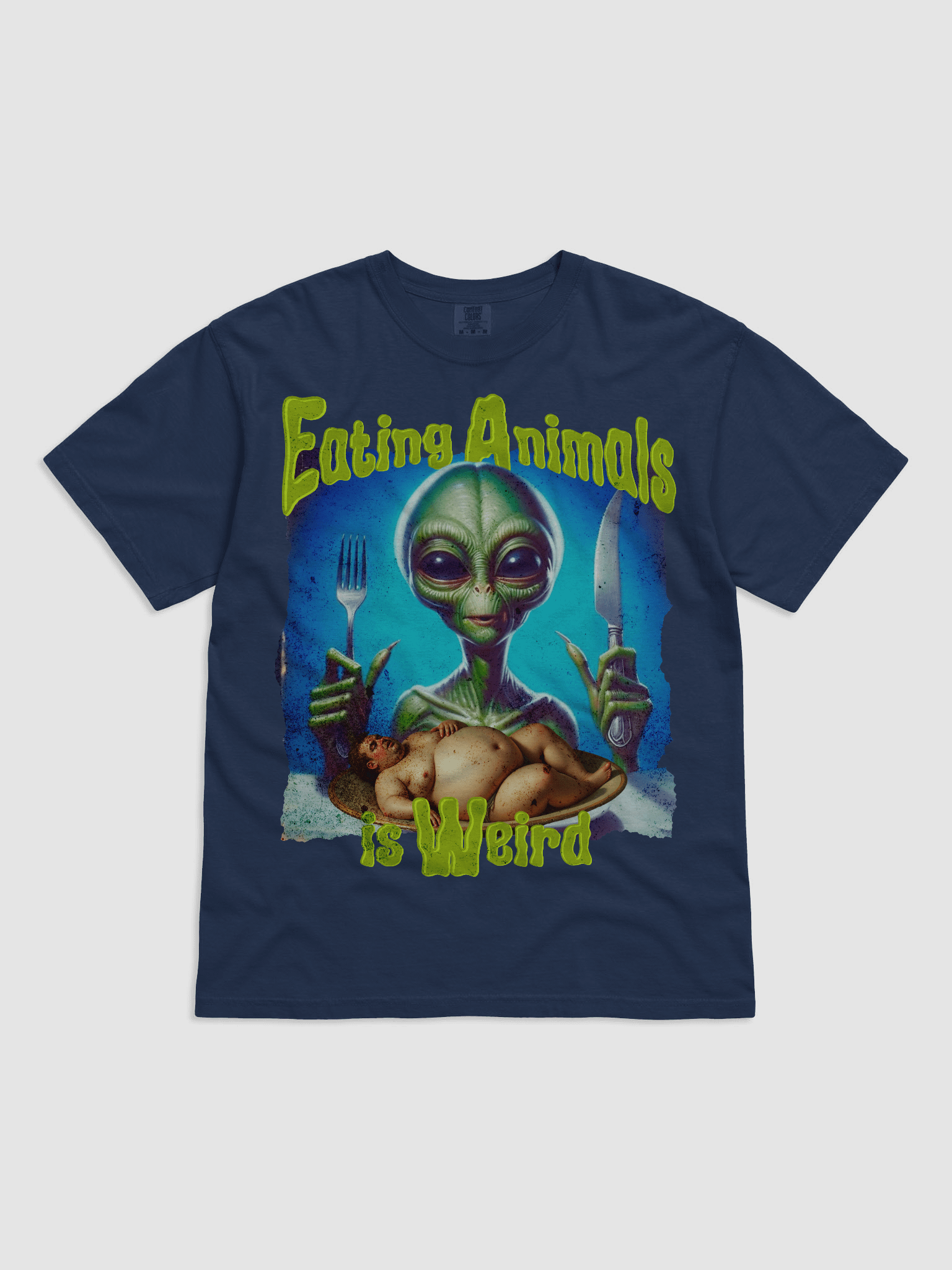 Eating Animals Is Weird Tee product image (1)