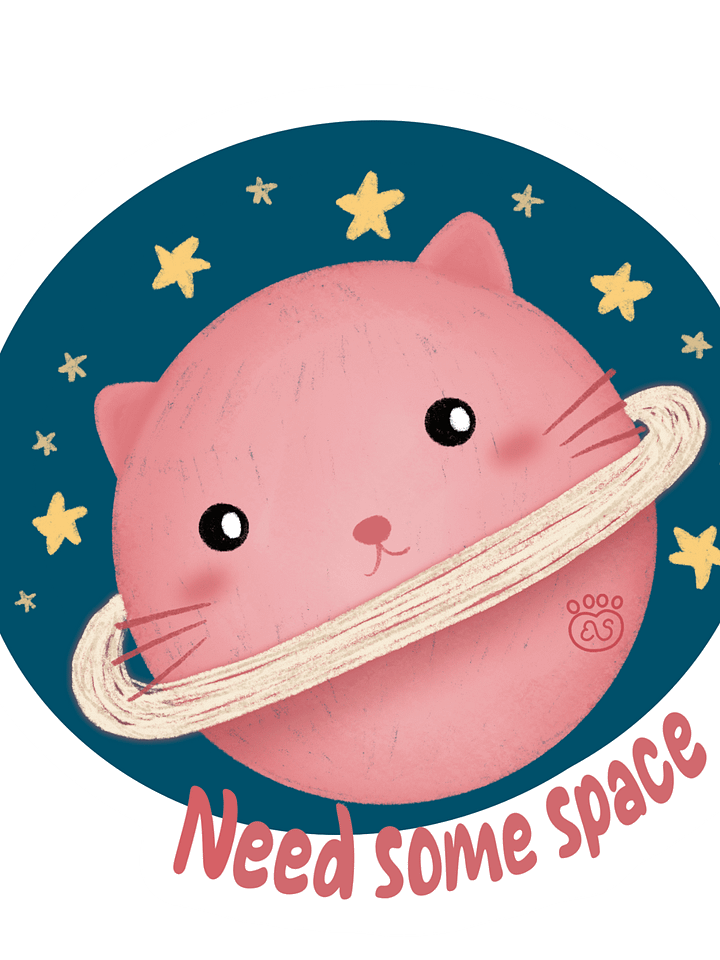 Need Some Space Cat Sticker product image (1)