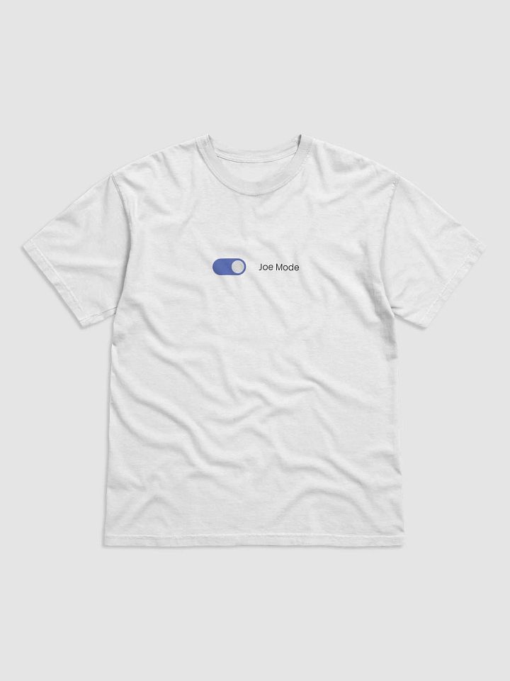 joe mode t-shirt - 100% cotton (black text) product image (2)
