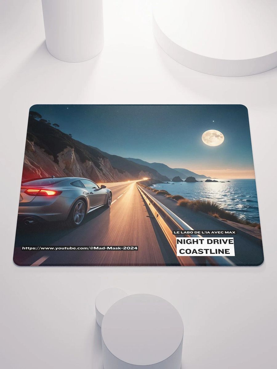Mouse Pad Gaming Night Drive Coastline product image (1)