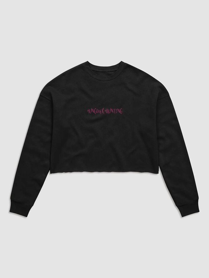 HUNGOVER HAUNTING Fleece Crop Sweatshirt product image (2)