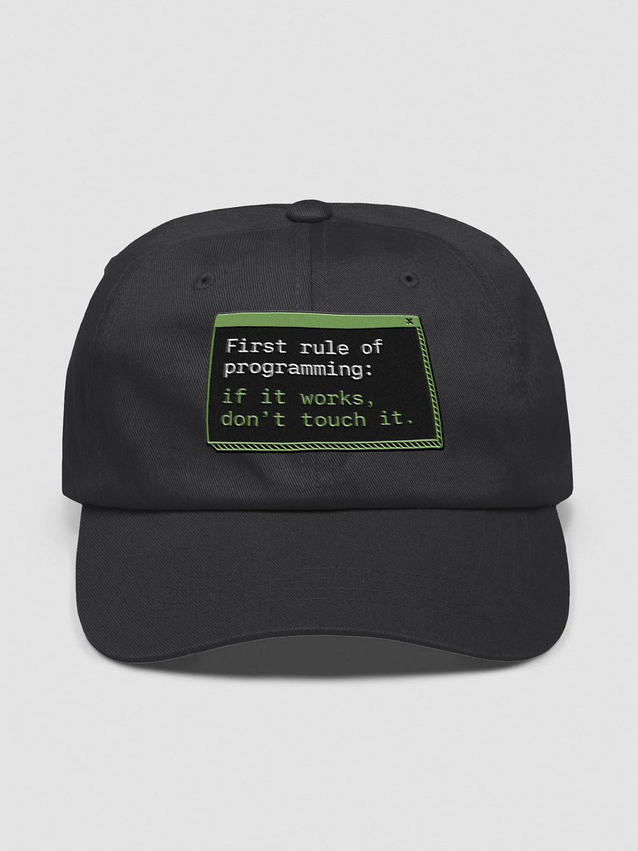 1st Rule of Programming Hat product image (1)