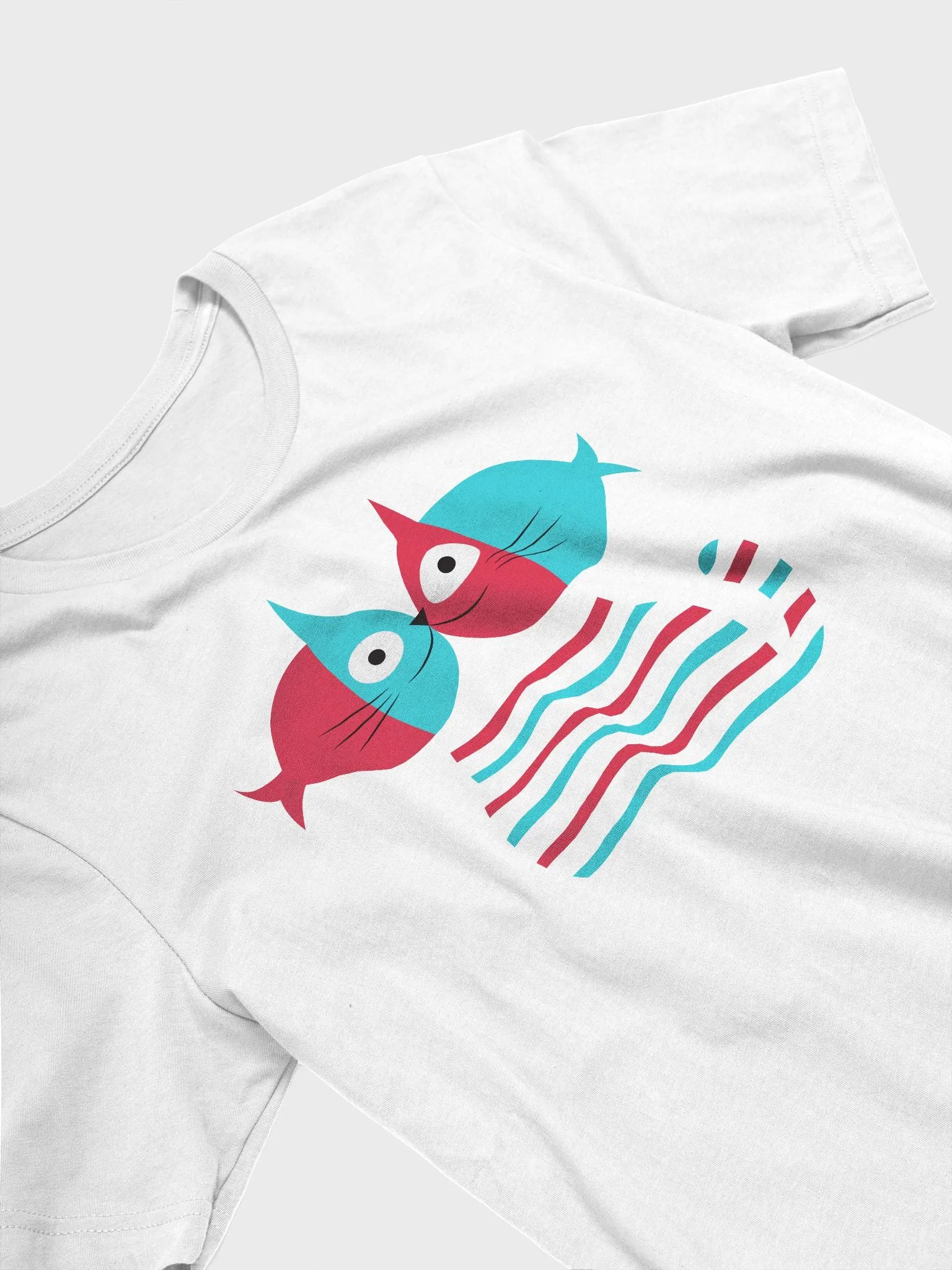 Pisces Lightweight Unisex T-Shirt product image (3)