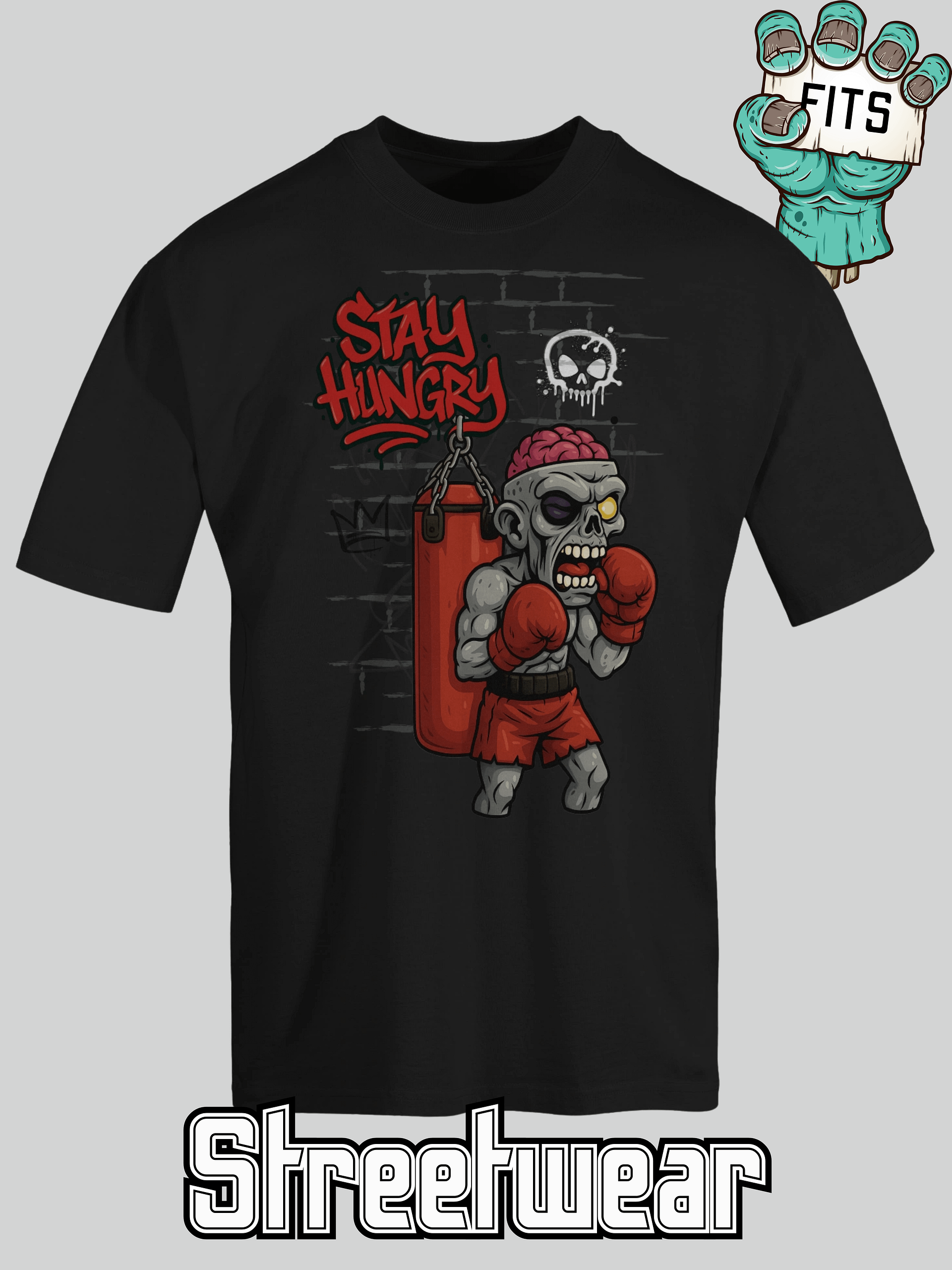 Streetwear Graphic Tee - Stay Hungry by Freak in the Streets product image (1)