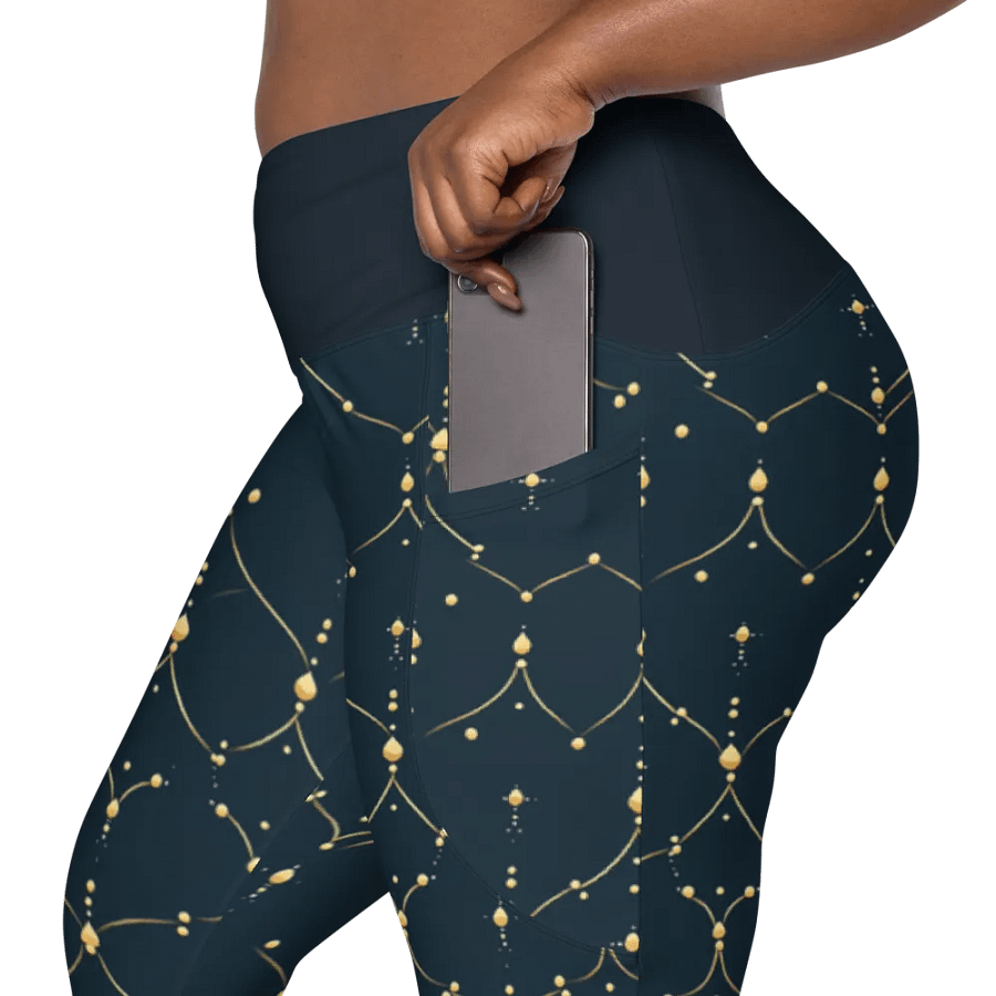 Dhyana - Crossover Leggings with Pockets product image (8)