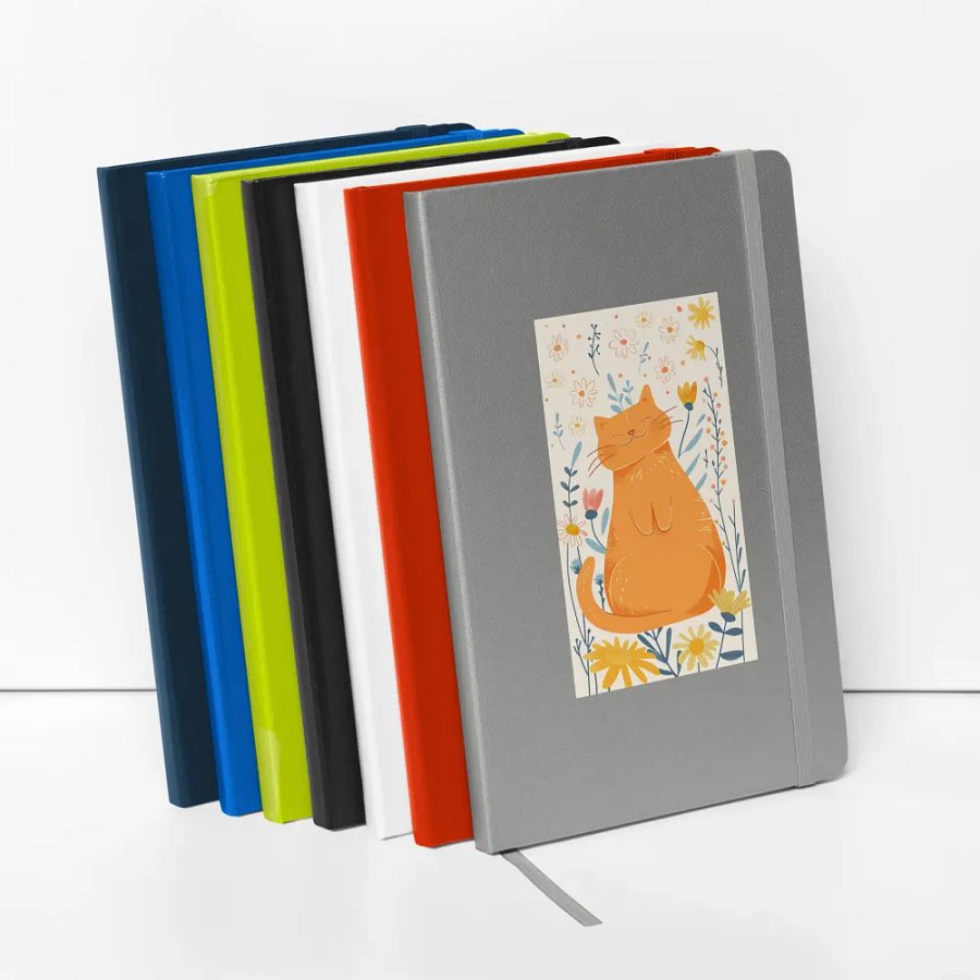 Smiling Cat Hardcover Journal product image (2)