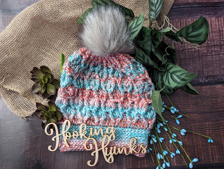Wavy Dots Beanie (alt band) - Mariposa Prairie product image (1)