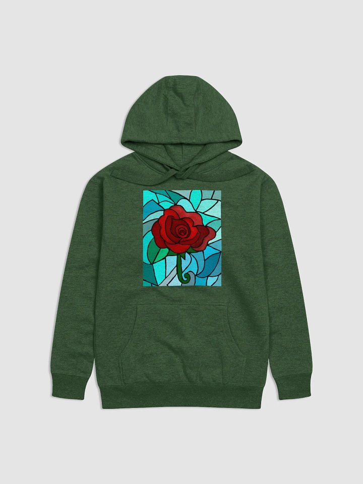Stained Glass Rose Unisex Hoodie product image (1)