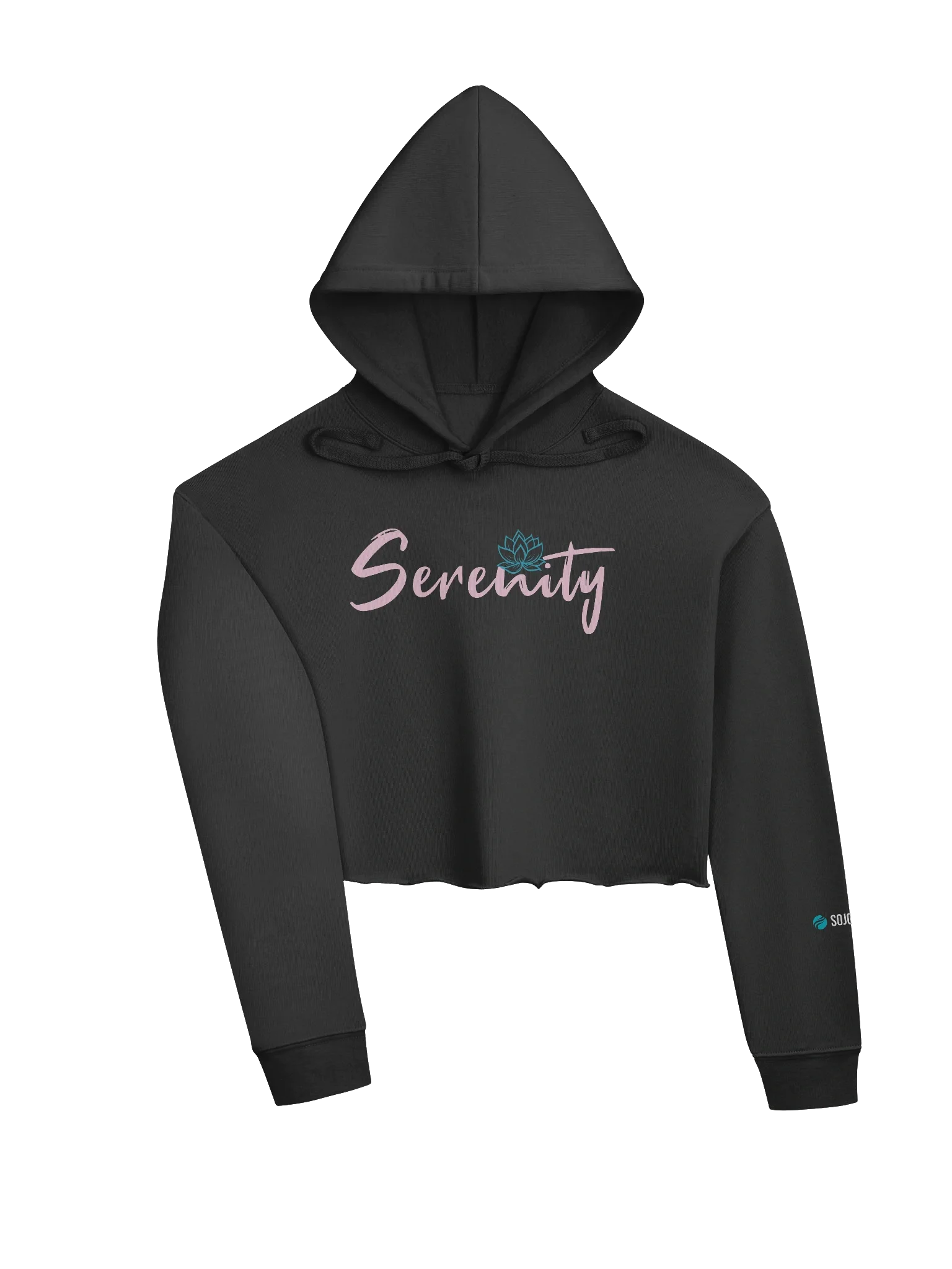 Serenity Lotus Crop Hoodie product image (6)