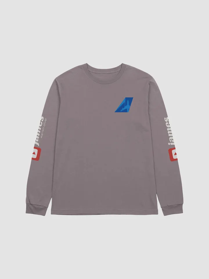 💤 First Class Pyjama Long Sleeve Top (Stone) - Two-Tone Blue Tailfin product image (1)
