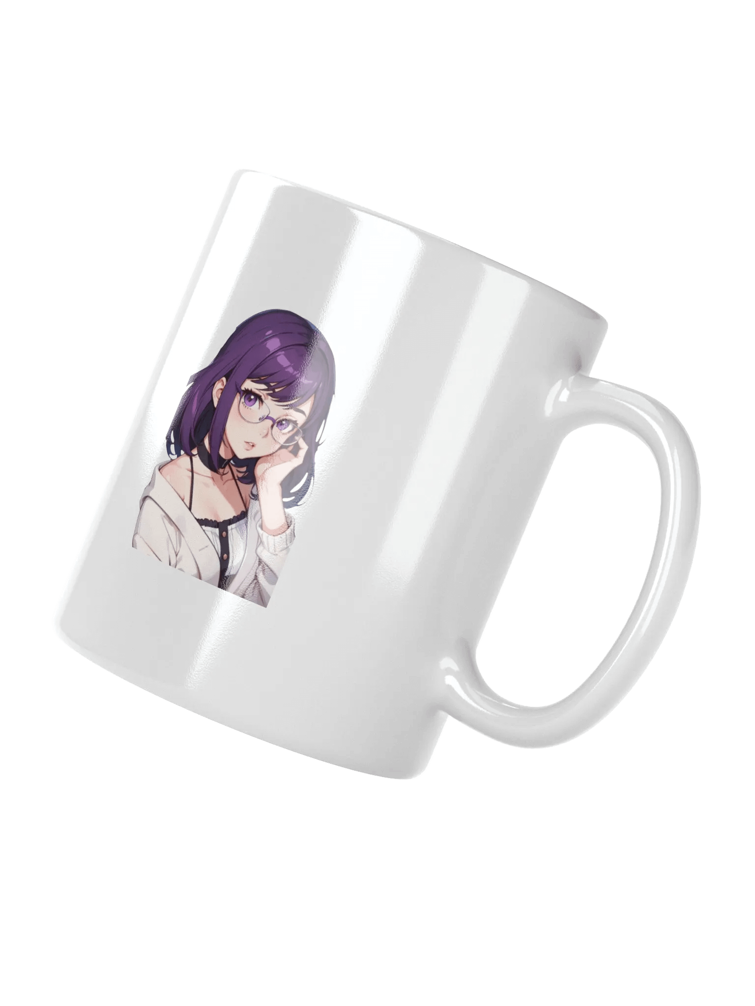 (PURPLE WAIFU) K White Mug product image (2)