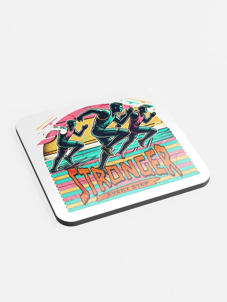 Stronger Every Step Running Cork Coaster Set product image (3)
