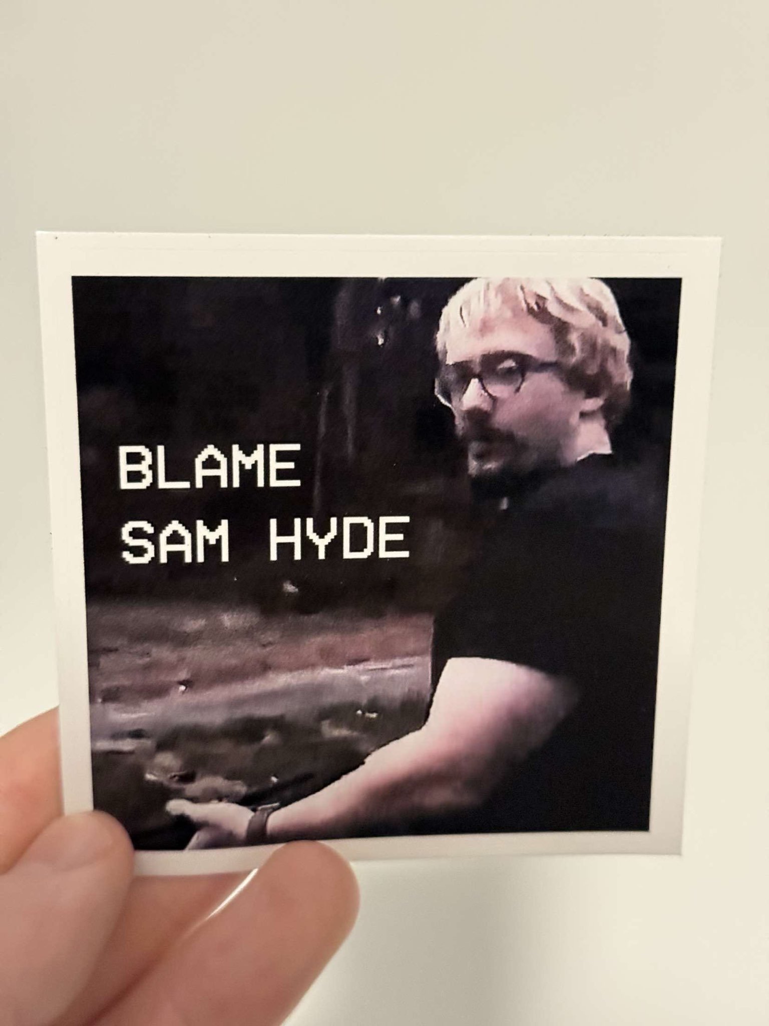 BLAME SAM HYDE STICKER product image (4)