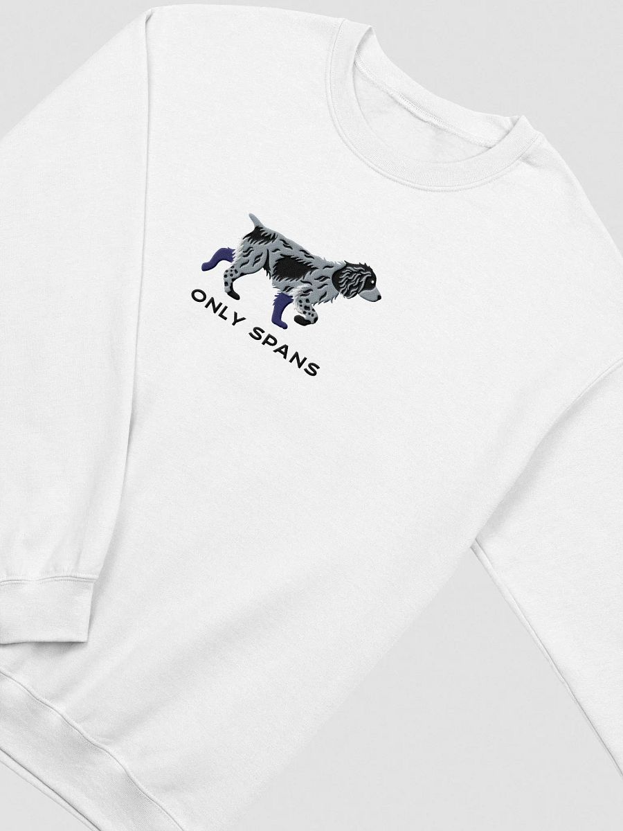 Only Spans Sweatshirt (Embroidered) of a Working Cocker Spaniel(Blue Roan) product image (6)