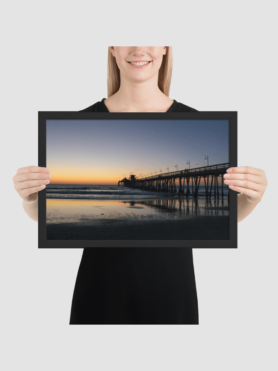 Peer and ocean Framed photography Poster product image (1)