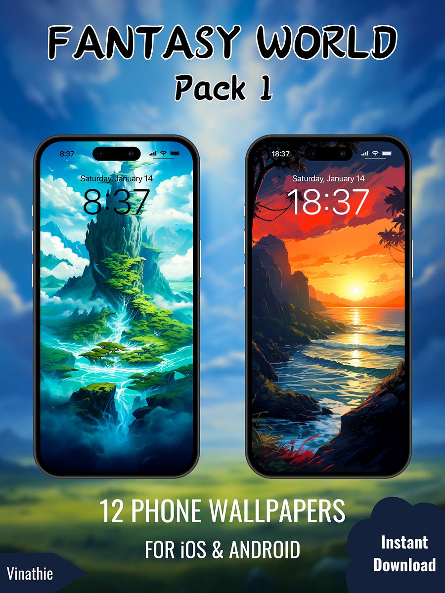 Fantasy World | Pack 1 | Phone Wallpaper product image (7)