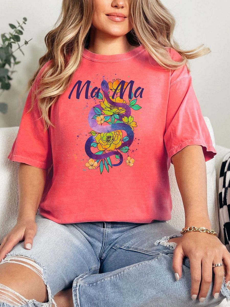 Snake Mama Floral Snake Shirt product image (37)