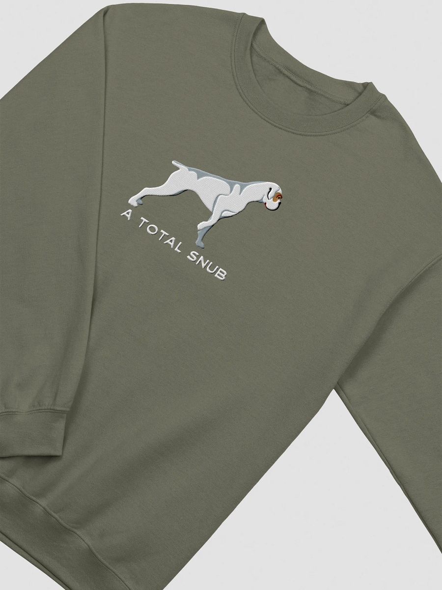 A Total Snub Sweatshirt (Embroidered) of a Boxer(White) product image (15)