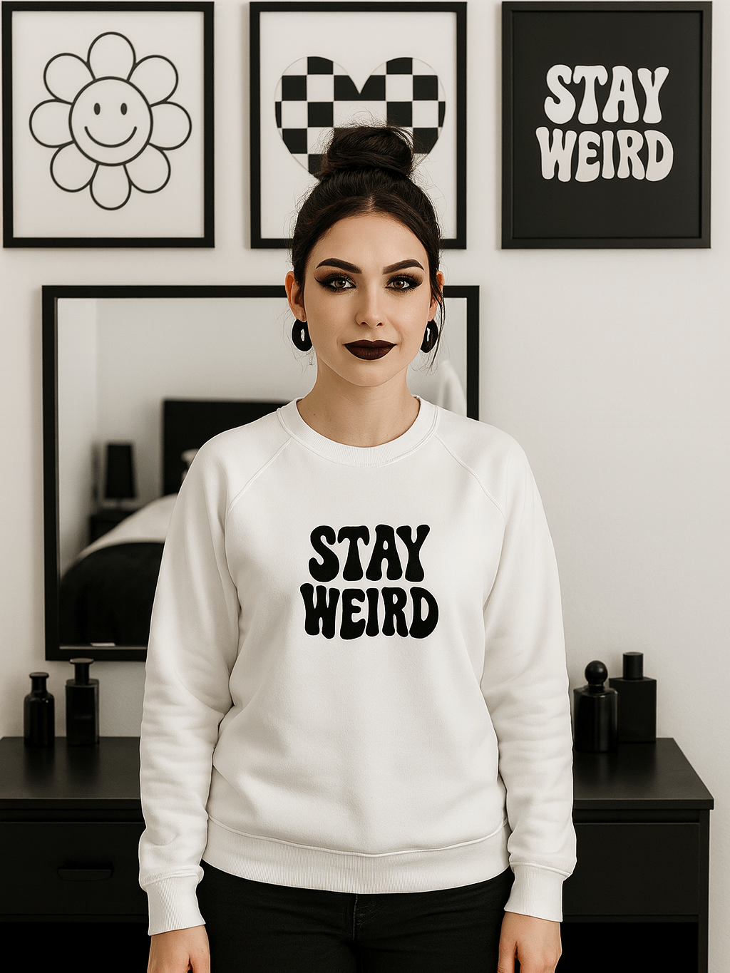 STAY WEIRD Sweater product image (1)