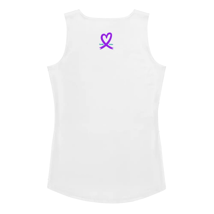 Chronic Pain Warrior Bottom Ribbon Tank Top (Women's) product image (2)