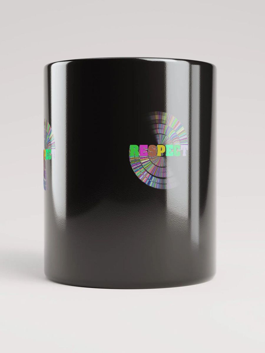 Black Glossy Coffee mug- Respect product image (10)