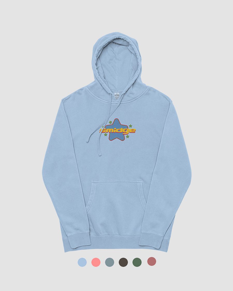 smidge star embroidered hoodie product image (1)