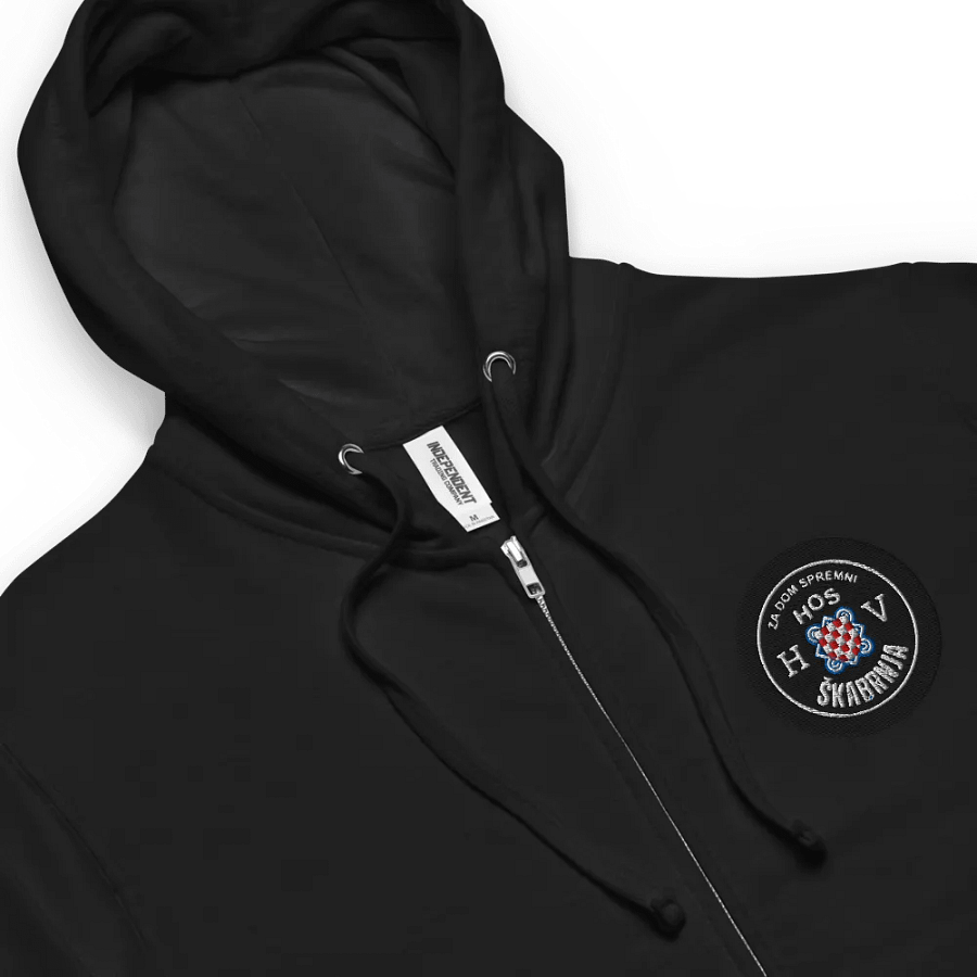 HOS ŠKABRNJA HV ZA DOM SPREMNI Checkered Shield Zip-Up Hoodie product image (5)