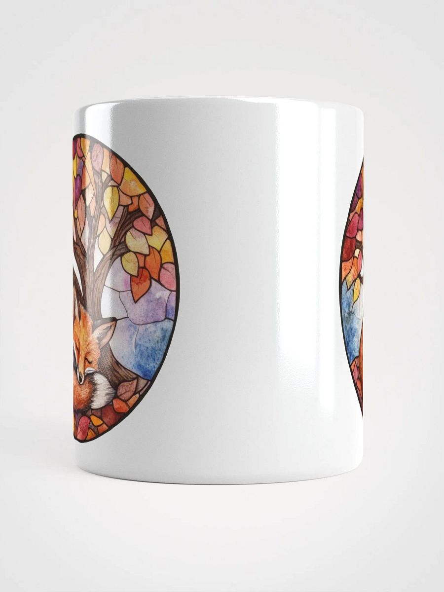 Sleeping Fox Stained Glass Mug product image (13)