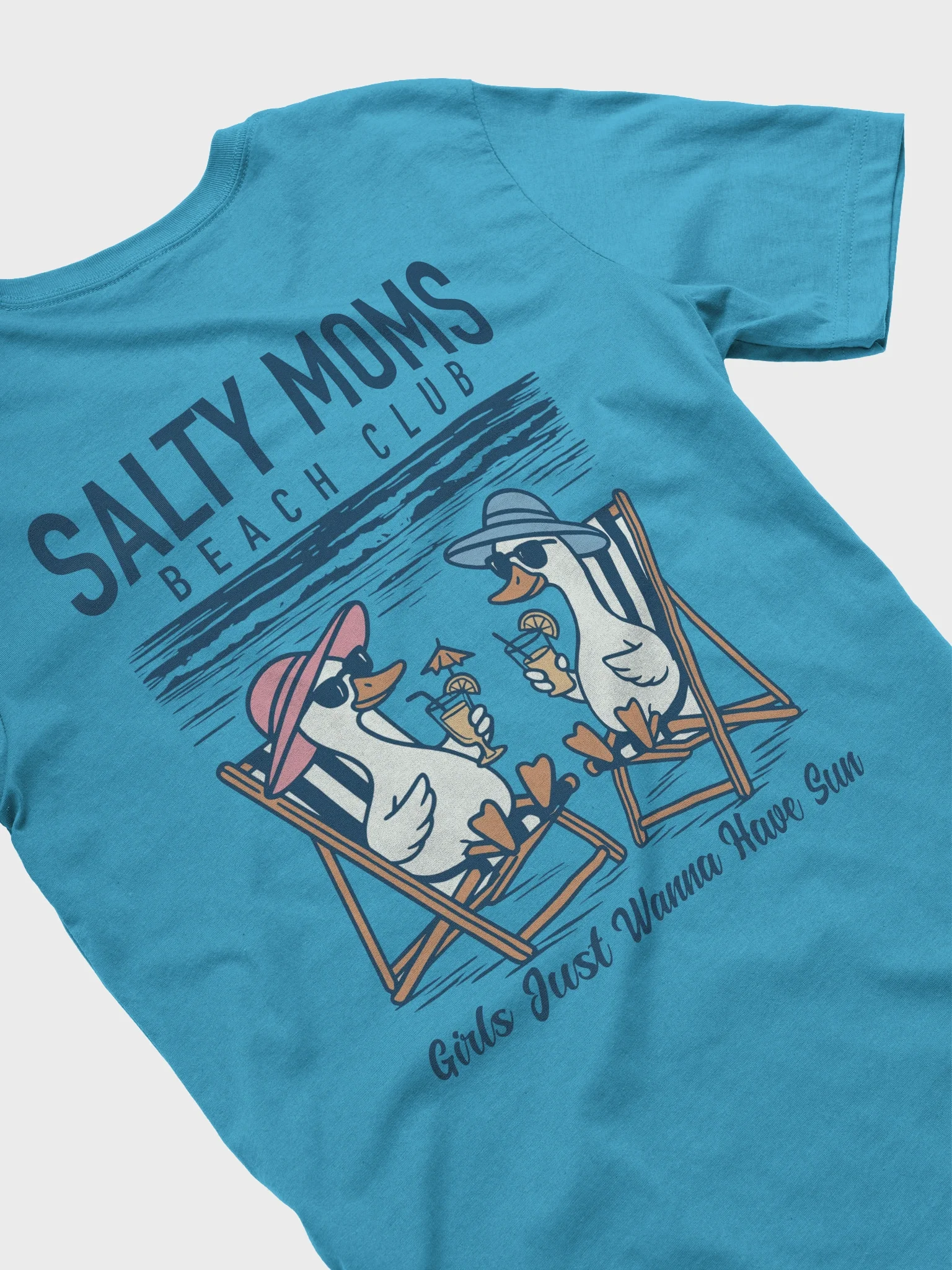 Salty Moms Beach Club T-Shirt product image (35)