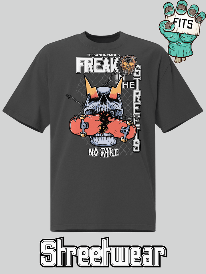 Streetwear Graphic Tee – Wipe Out by Freak in the Streets product image (1)