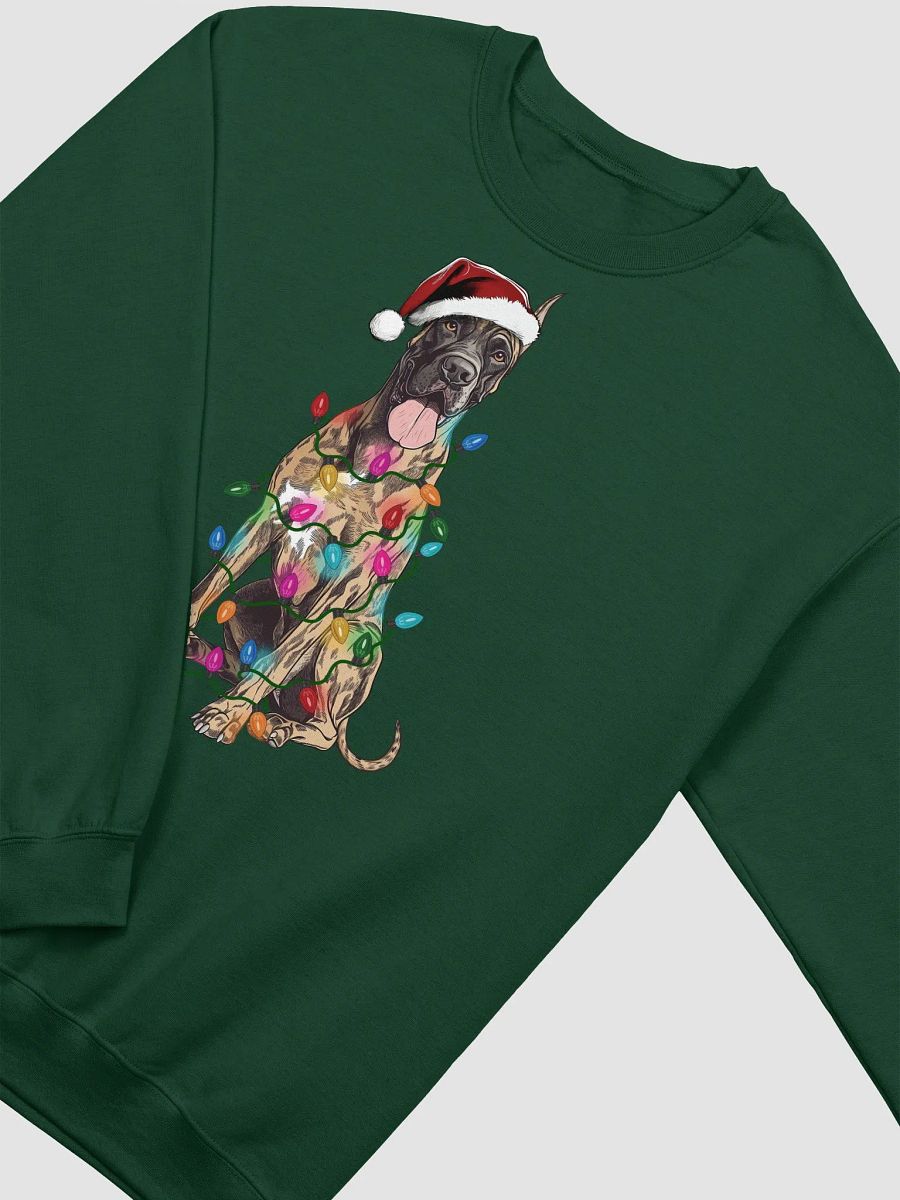 Funny Great Dane(Brindle, Cropped Ears) Christmas Sweatshirt product image (9)