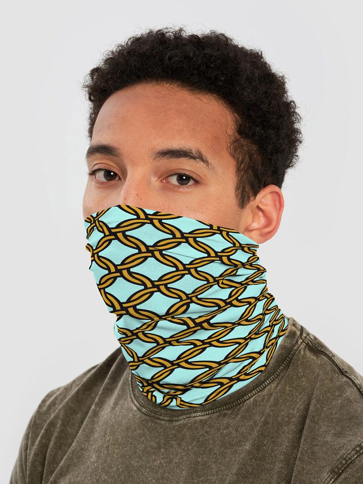 Inter locking circles Neck Gaiter product image (2)