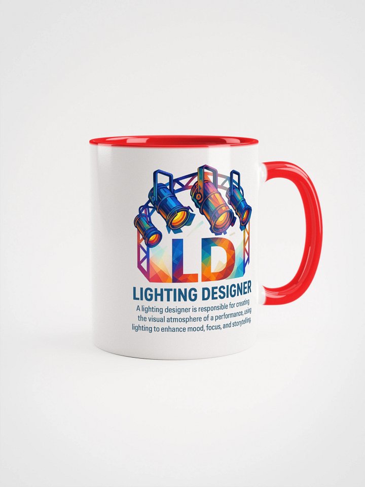 Theatrically Jerry: "LD(Light Designer) Prismatic Series" Ceramic Mug product image (5)