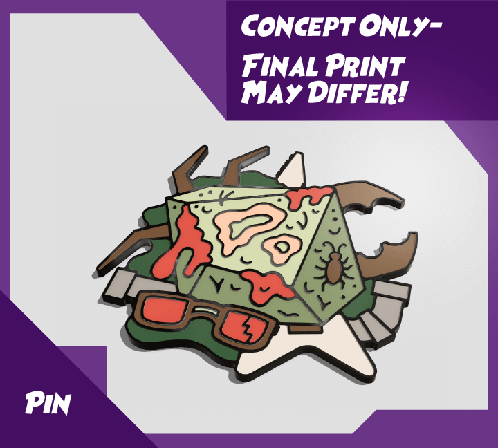 Blood in the Bayou Merch Club Pin product image (1)