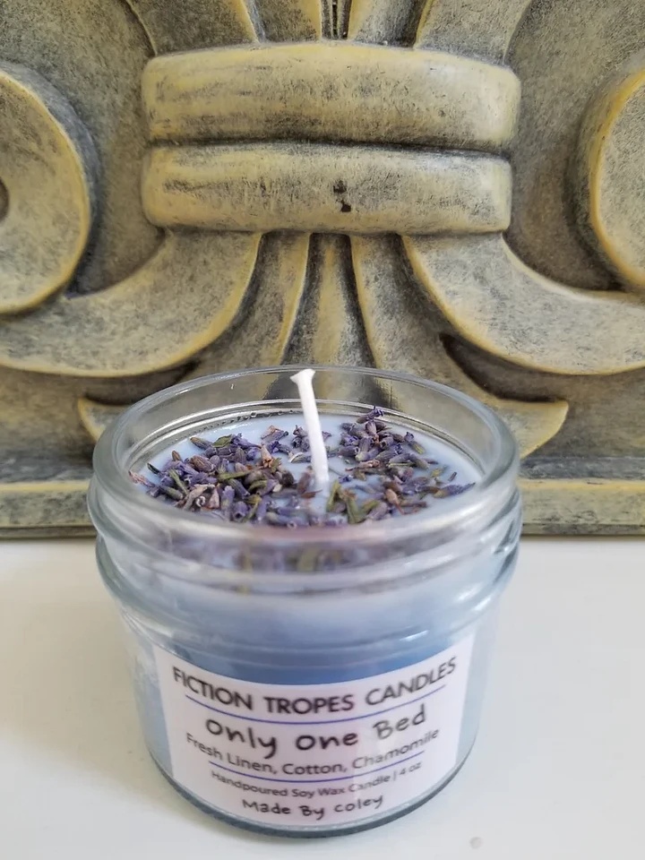 Mini Only One Bed Candle (Fiction Tropes Candles) product image (1)