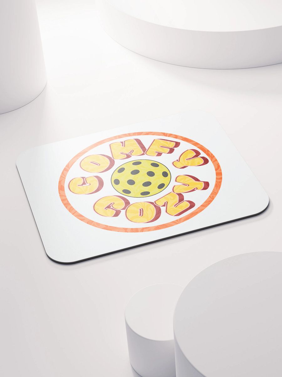 Comfy Cozy Pickleball Circle Vibes Mouse Pad product image (4)