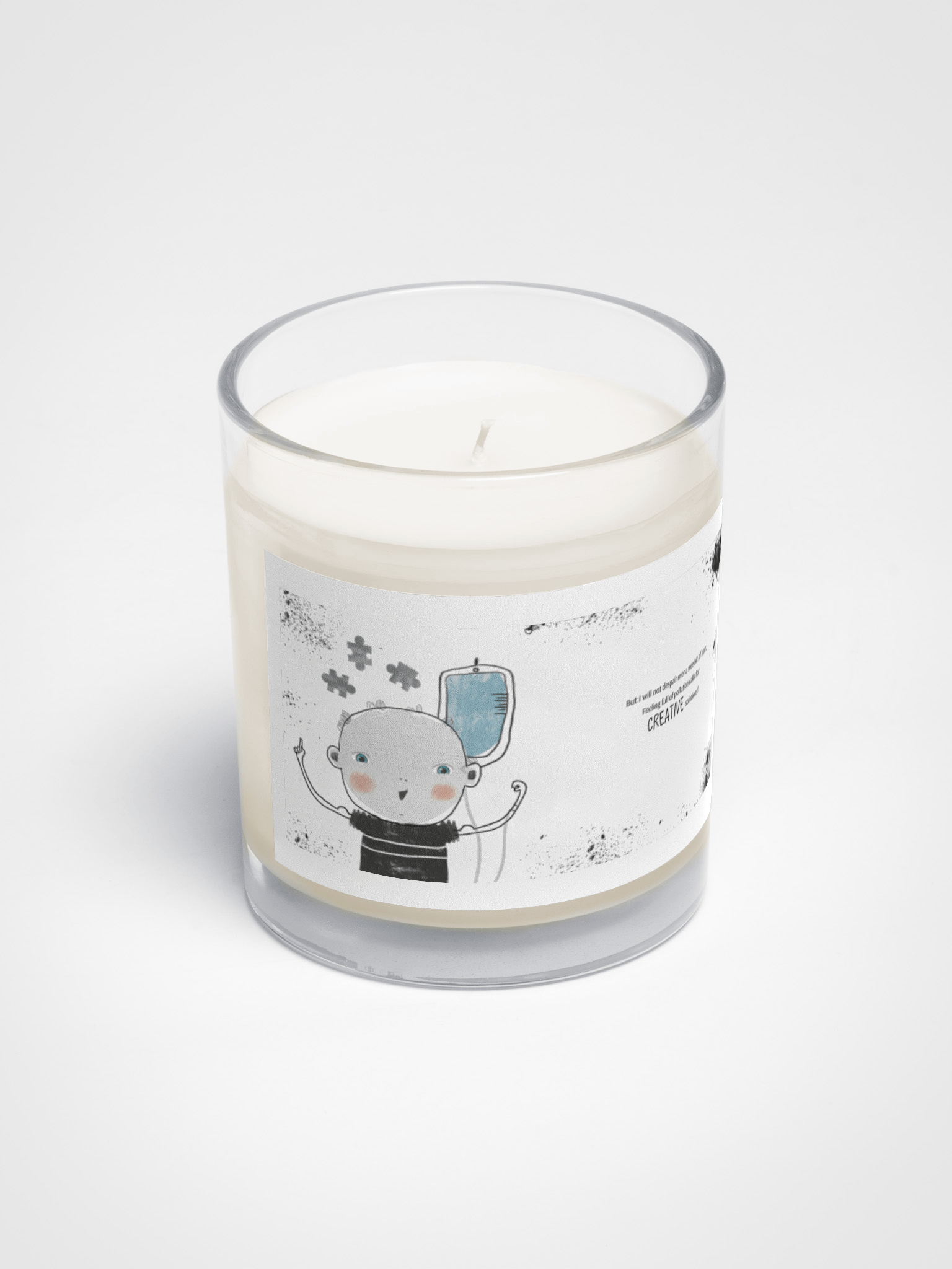Soy Wax Candle - Unscented - Creative Solutions from Chemo Ate My Eyebrows product image (2)