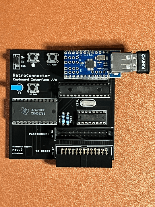 Apple IIe Keyboard Connector for Bluetooth Gamepad - Maps Keys to Game Directionals/Buttons - Xbox Controller Included product image (2)
