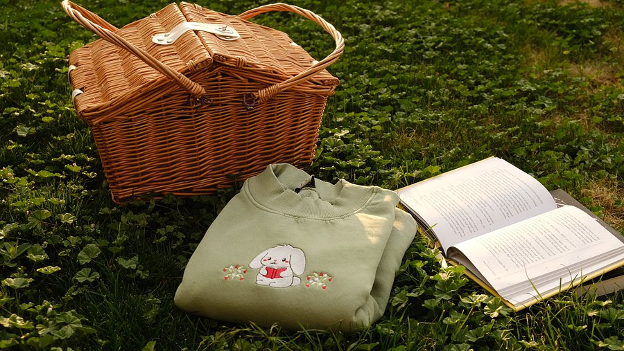 Reading Bunny Sweatshirt product image (11)