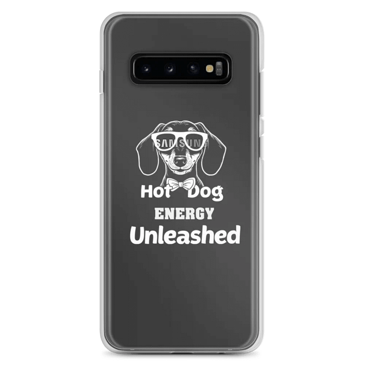 Hot Dog Energy Unleashed Samsung® Clear Case product image (2)