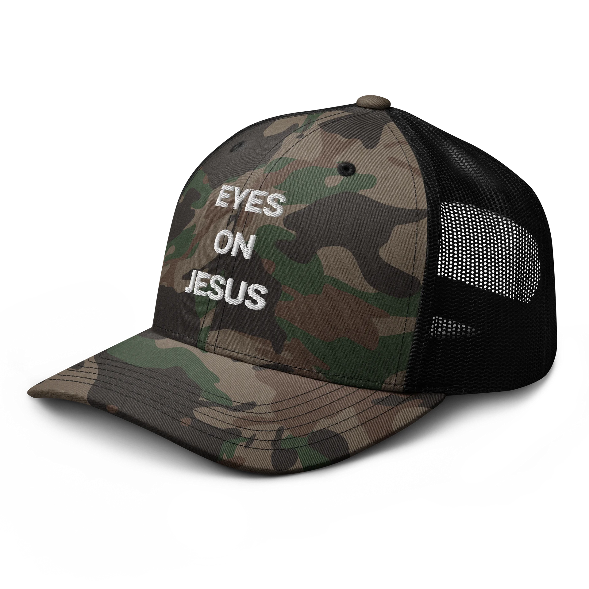 Eyes on Jesus Camo Hat product image (6)