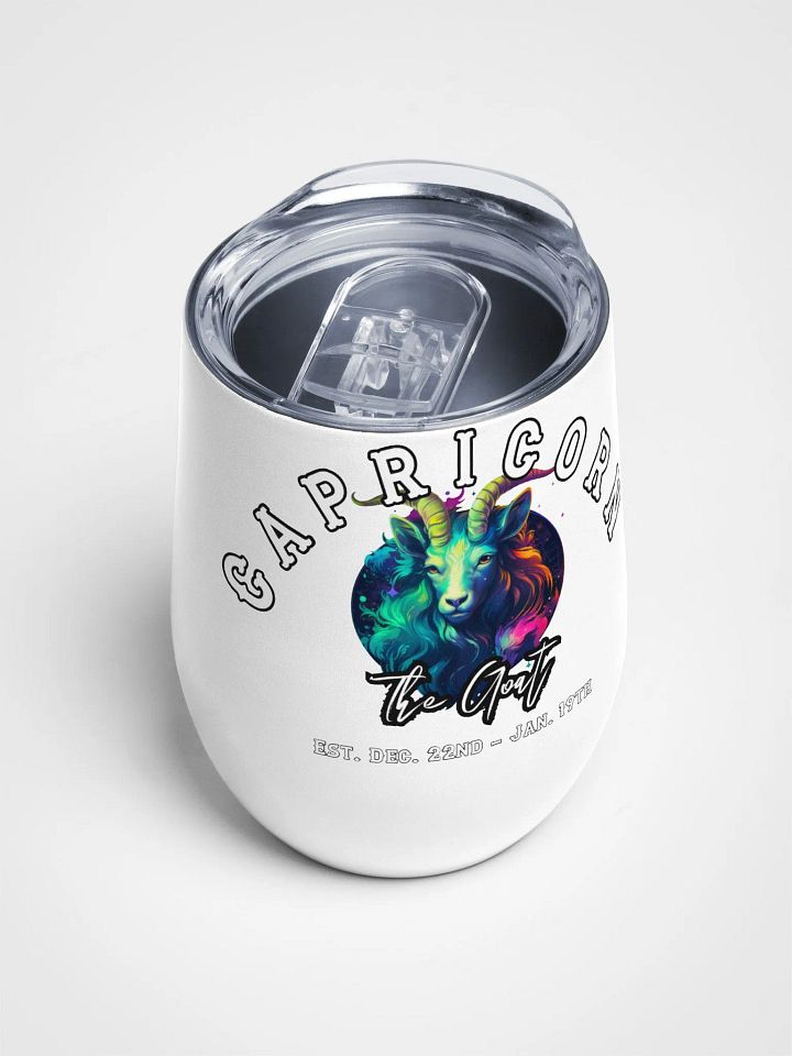 Capricorn - Zodiac Wine Tumbler product image (2)