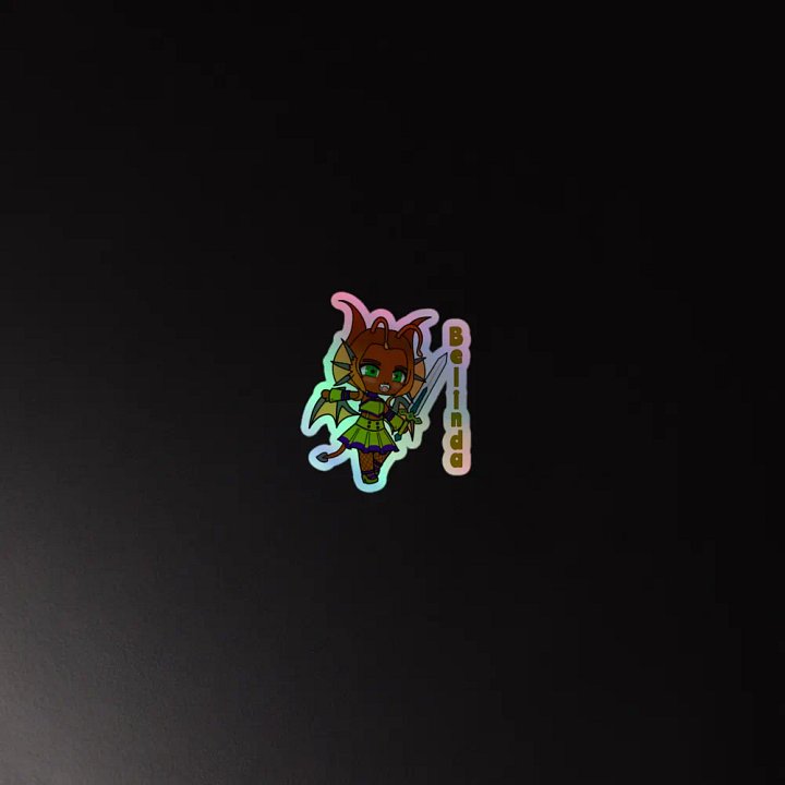Belinda - Dragon of Moonvale - rainbow sticker product image (2)