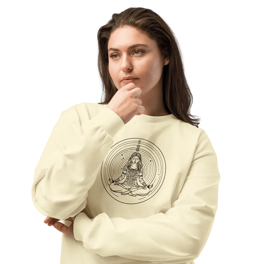 [Meditation 2 - Black] - Unisex Premium Heavyweight Long Sleeve Shirt product image (30)