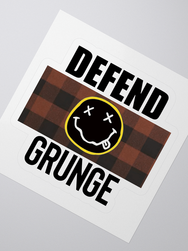 Defend Grunge Sticker product image (2)