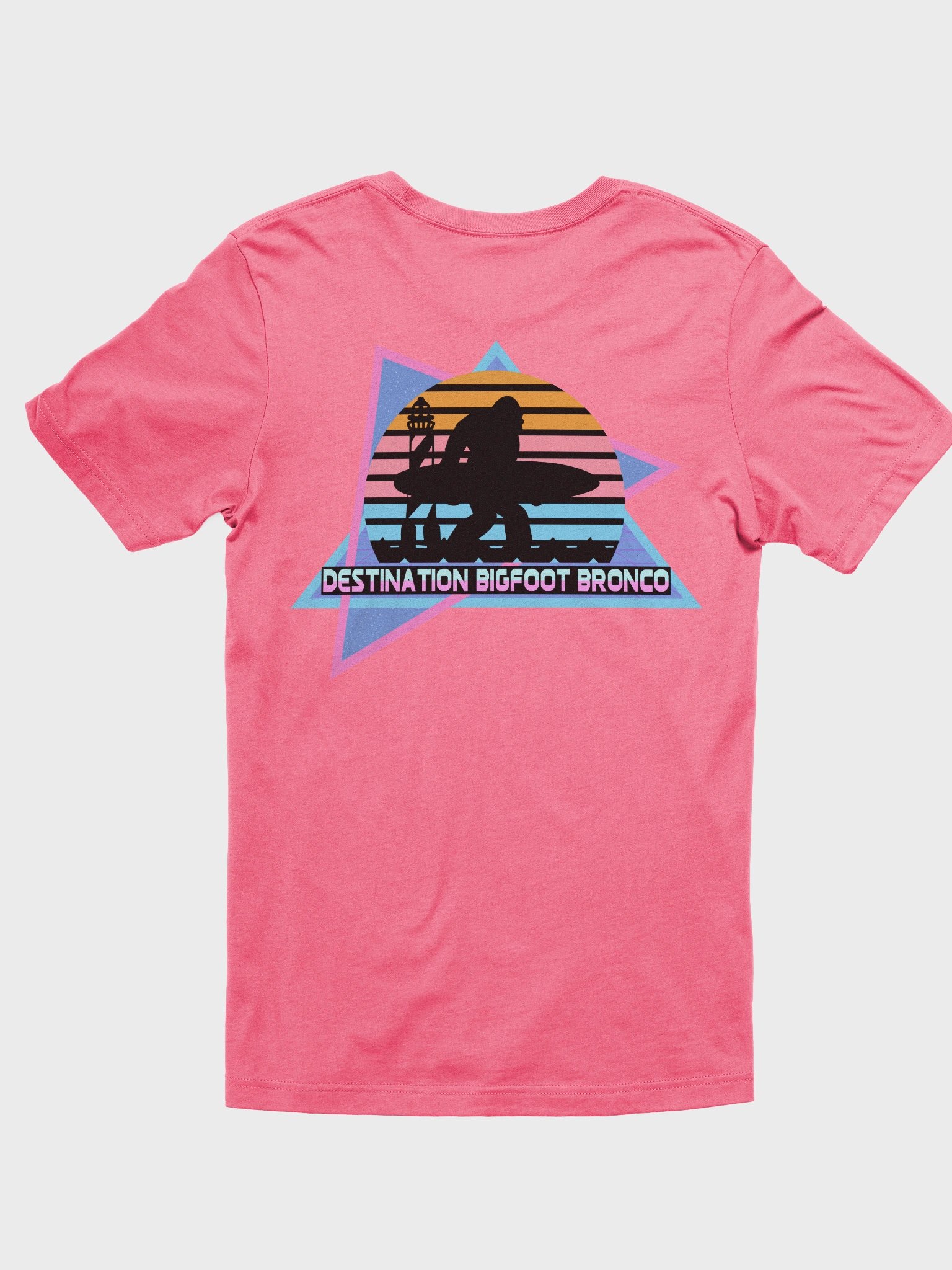 Destination Bigfoot Bronco Retro-Inspired T-Shirt (Pink) product image (2)