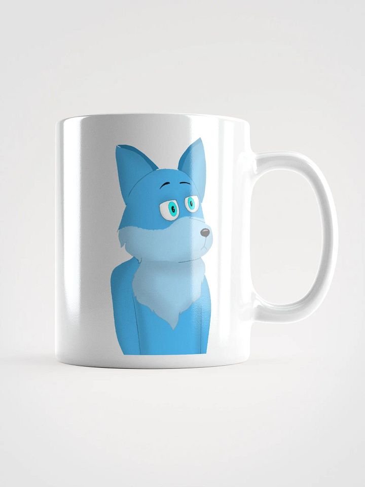 Teal Wolf White Glossy Mug product image (1)