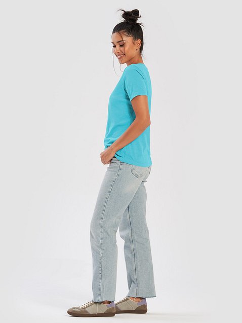 Photo showing Bella+Canvas Women's Relaxed V-Neck T-Shirt 